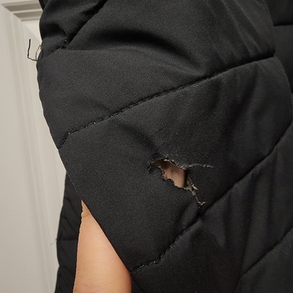 Women's large charcoal coat - Picture 5 of 6